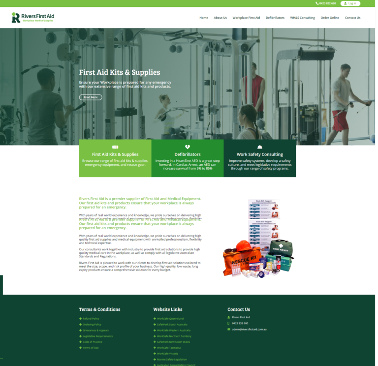 medical web design