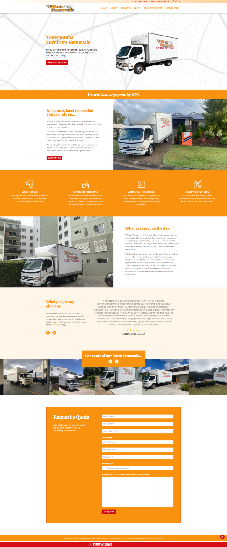 removals web design