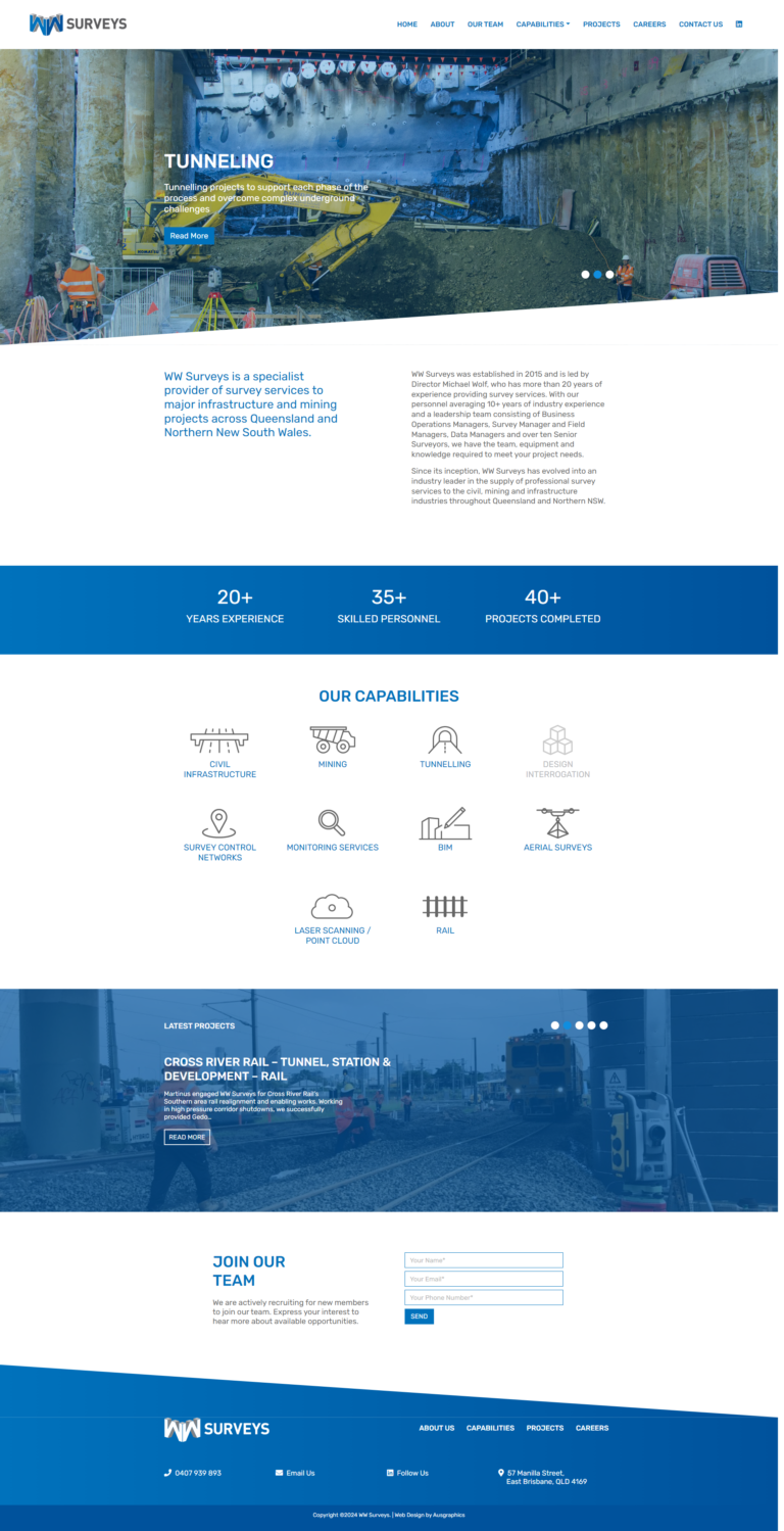 surveyors web design